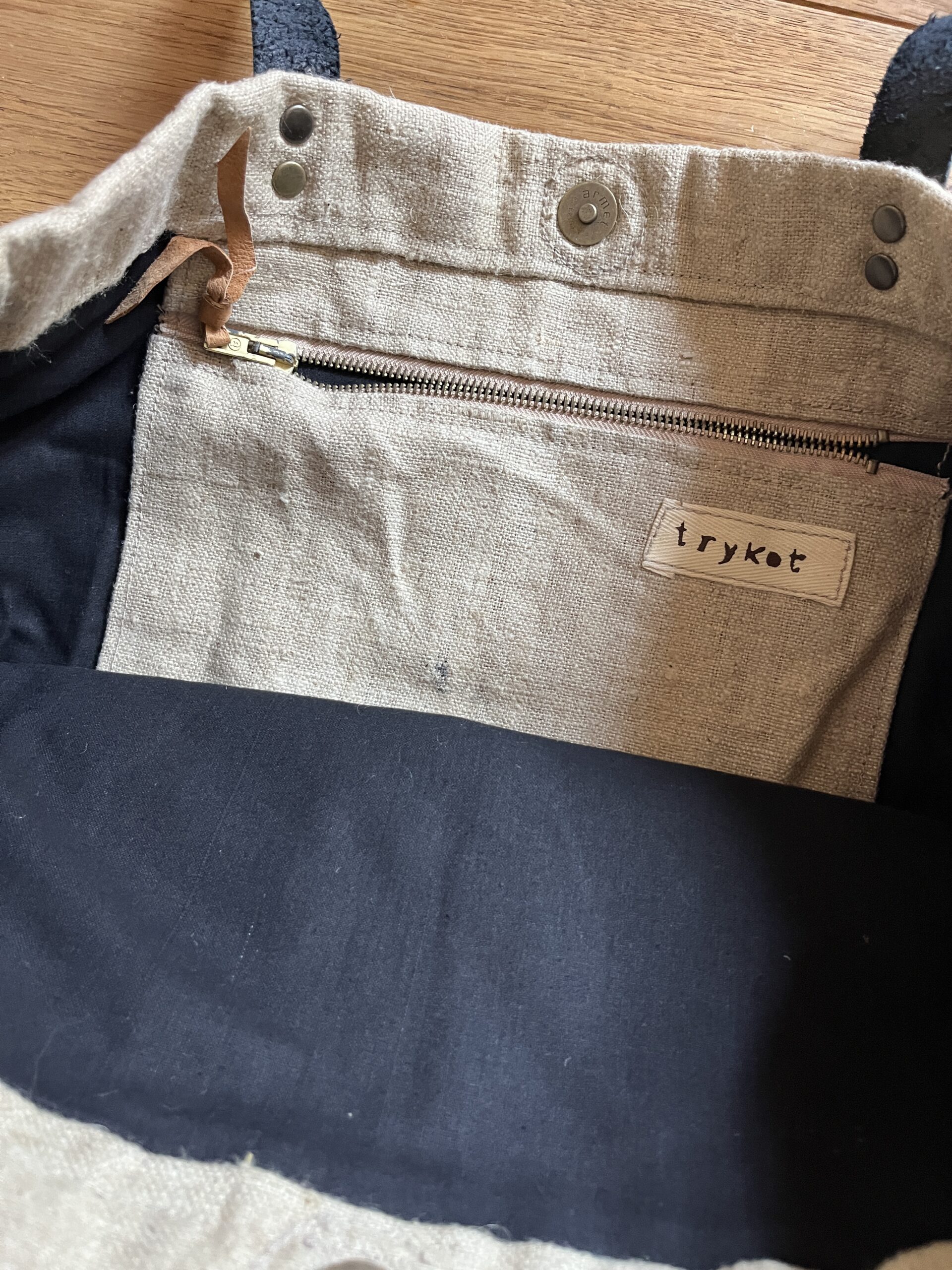 Torba z lnianego worka 55 - obrazek 3